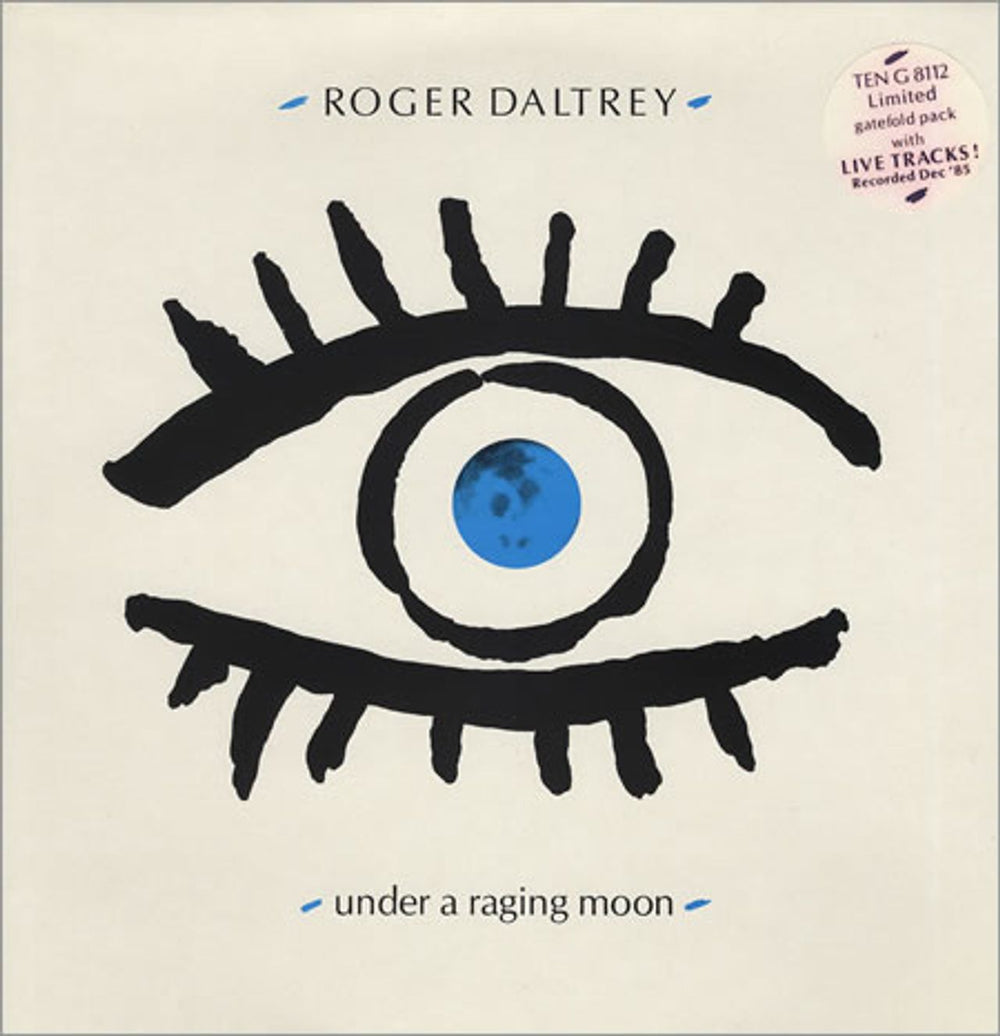 Roger Daltrey Under A Raging Moon UK 12" vinyl single (12 inch record / Maxi-single) TENG8112