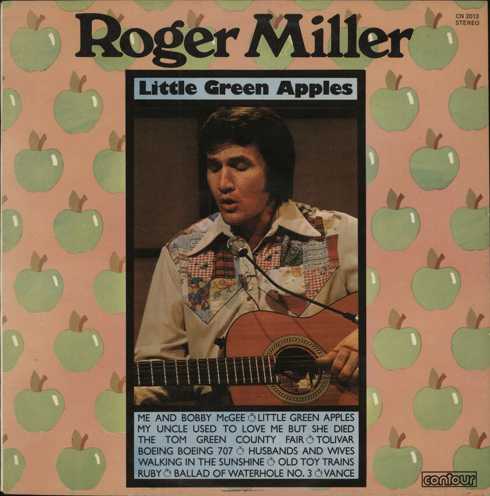 Roger Miller (Country) Little Green Apples UK vinyl LP album (LP record) CN2013