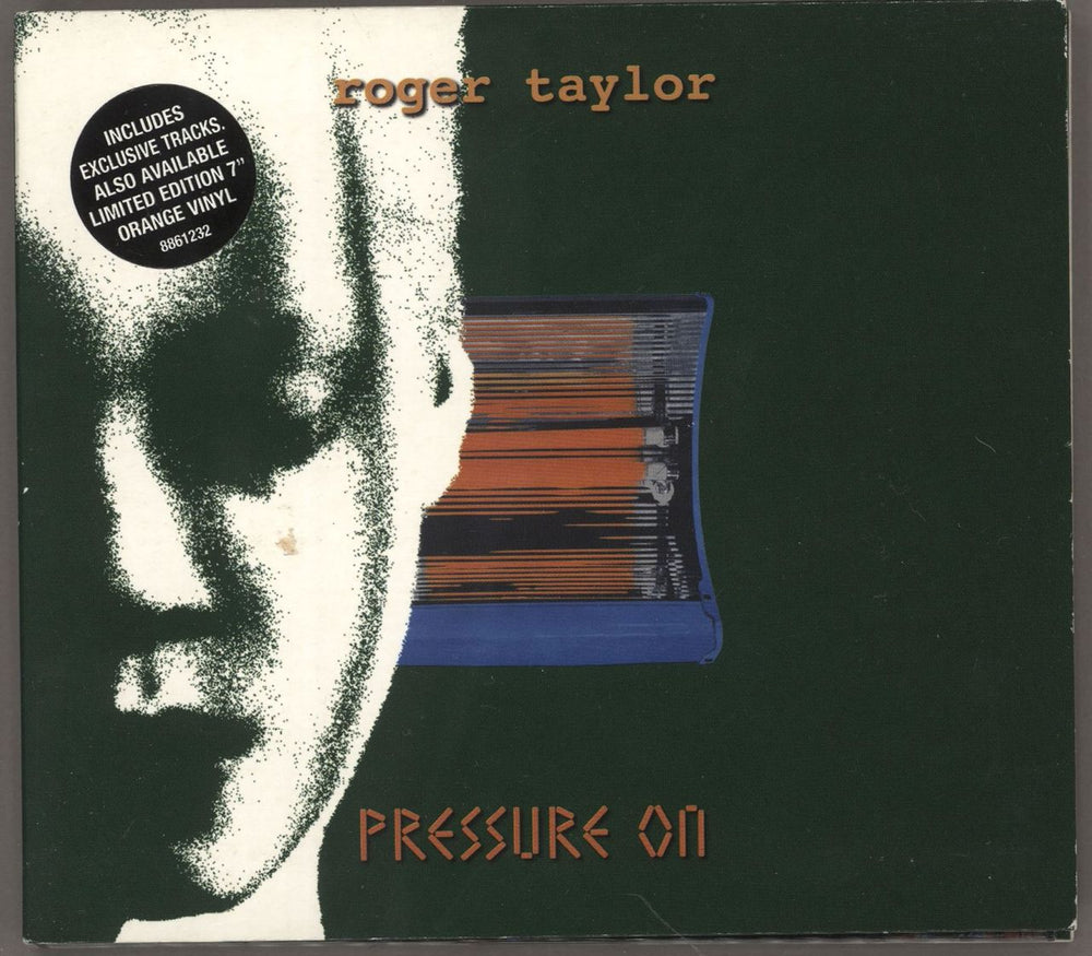 Roger Taylor Pressure On UK CD single (CD5 / 5") CDR6507