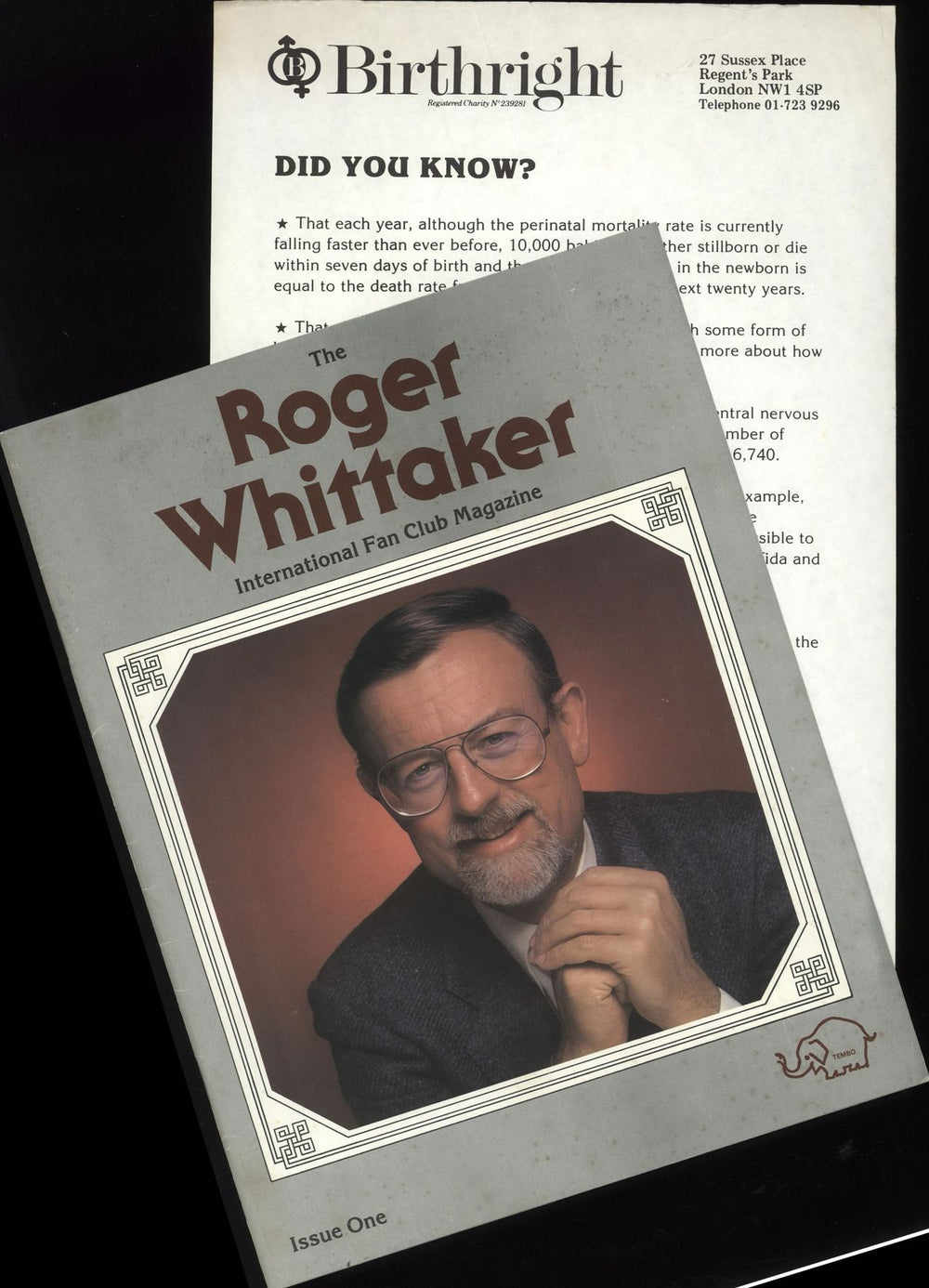 Roger Whittaker The Roger Whittaker Album - Autographed UK vinyl LP album (LP record) RWHLPTH708529