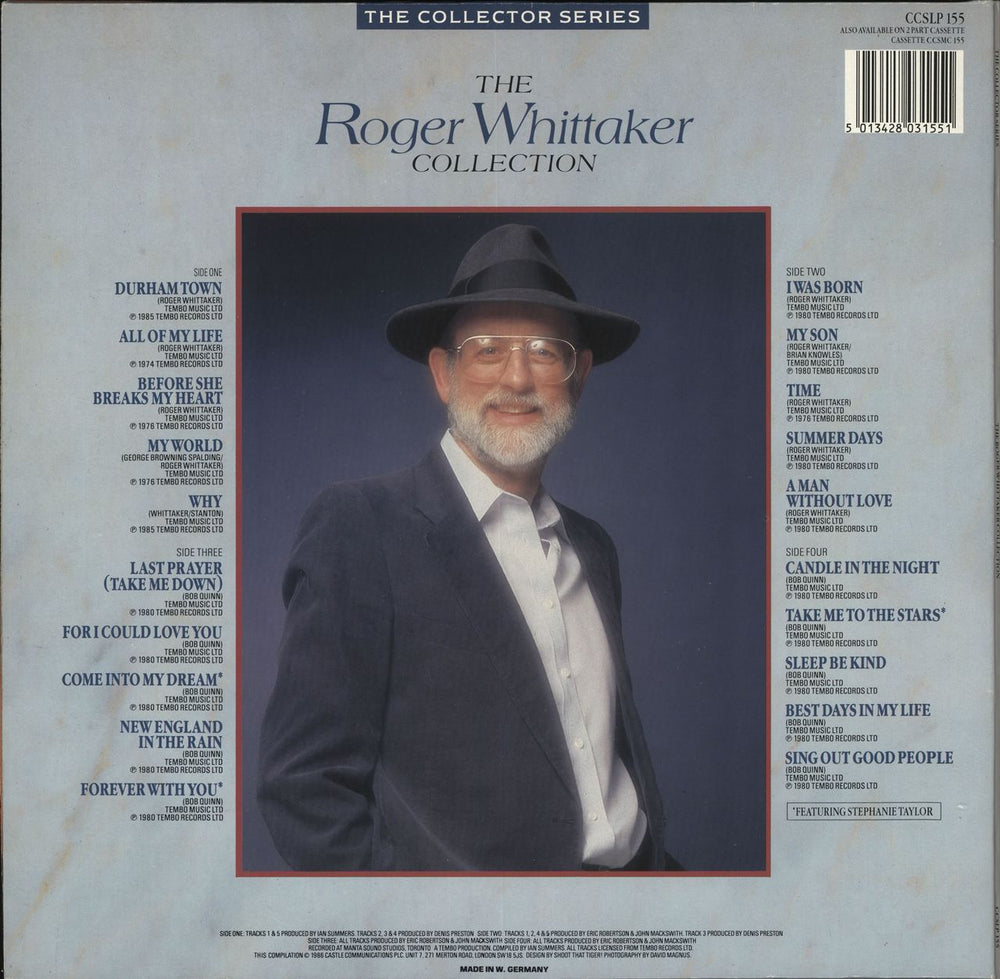 Roger Whittaker The Roger Whittaker Collection German 2-LP vinyl record set (Double LP Album)