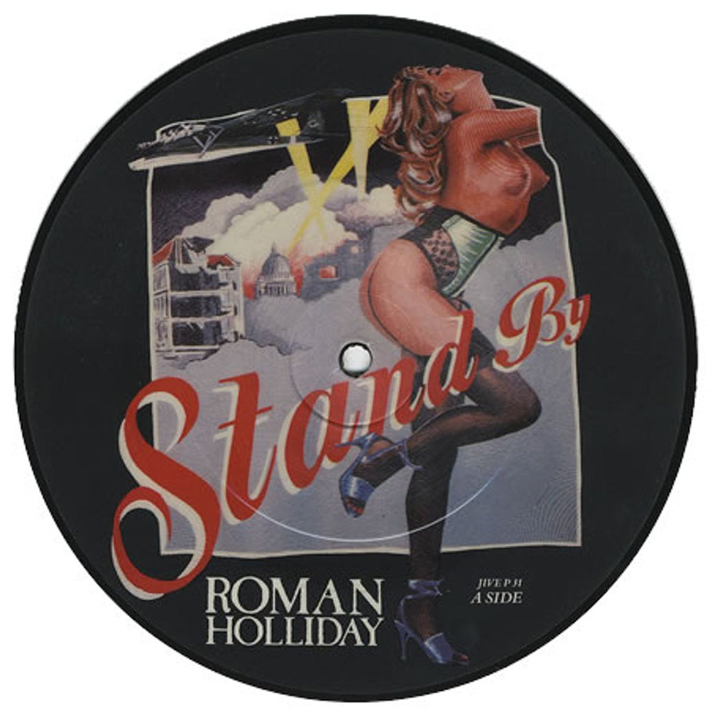 Roman Holliday Stand By UK 7" vinyl picture disc (7 inch picture disc single) JIVEP31