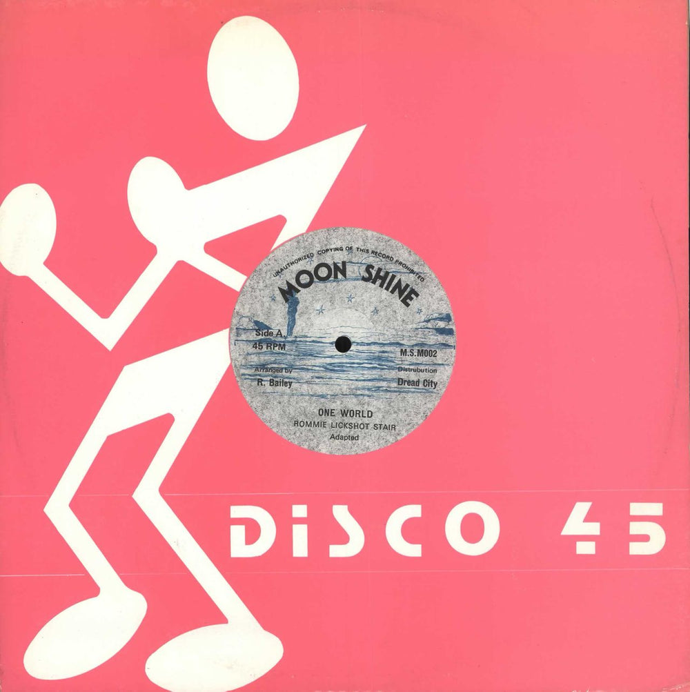 Rommie Lickshot Stair One World UK 12" vinyl single (12 inch record / Maxi-single) M.S.M002