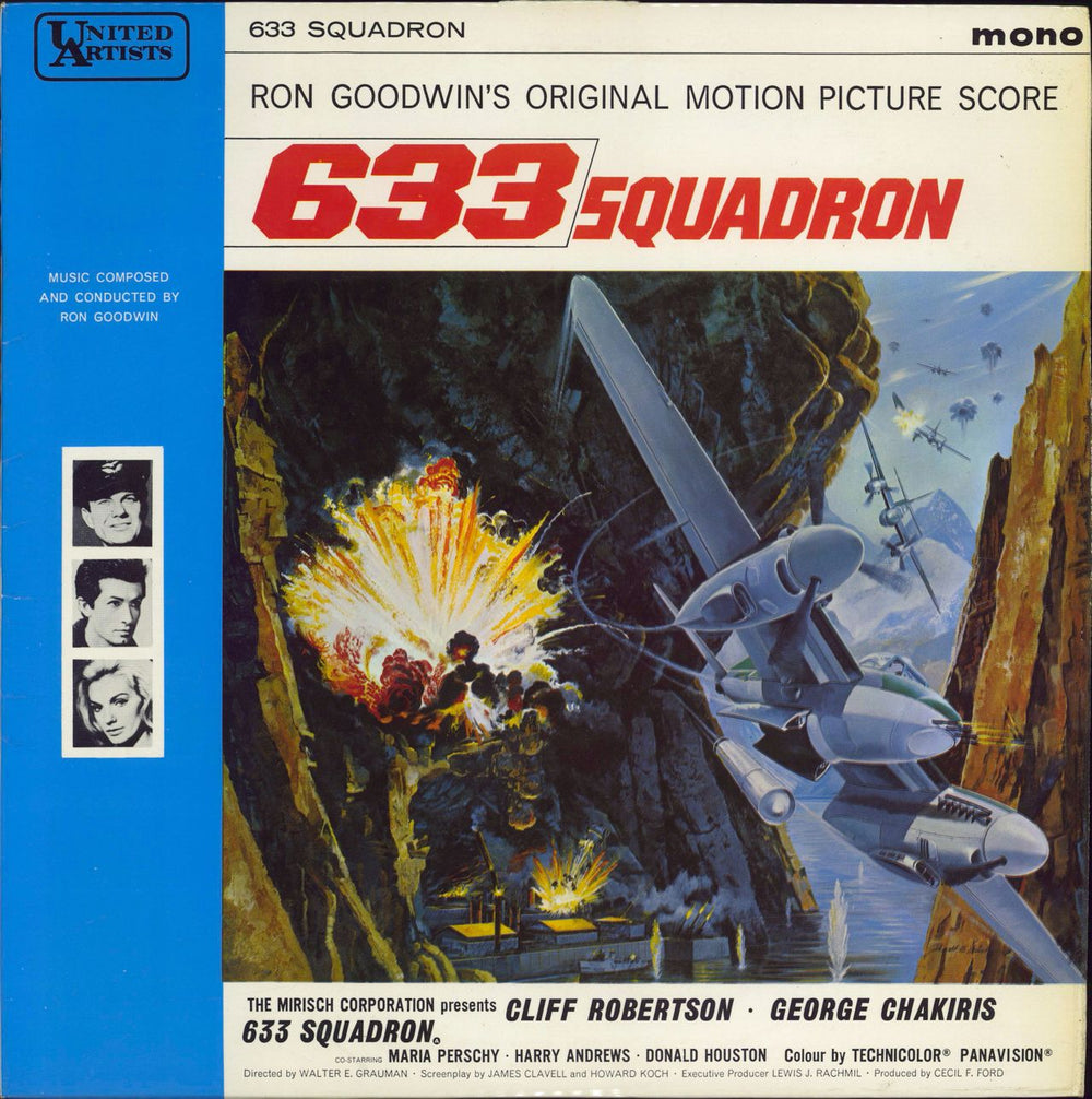 Ron Goodwin 633 Squadron UK vinyl LP album (LP record) ULP1071