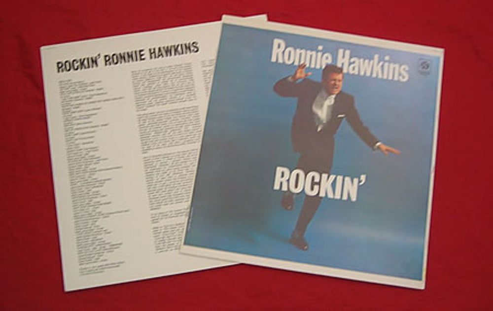 Ronnie Hawkins Rockin' UK artwork PROOF ARTWORK