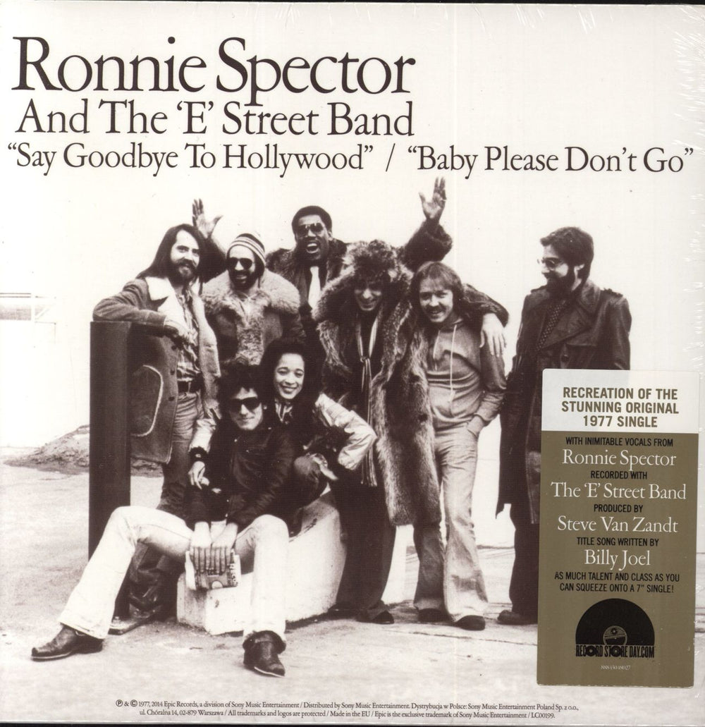 Ronnie Spector Say Goodbye To Hollywood / Baby Please Don't Go - RSD14 - Sealed UK 7" vinyl single (7 inch record / 45) 88843048027