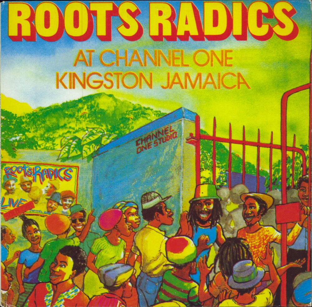 Roots Radics At Channel One Kingston Jamaica Canadian vinyl LP album (LP record) LAP100LP