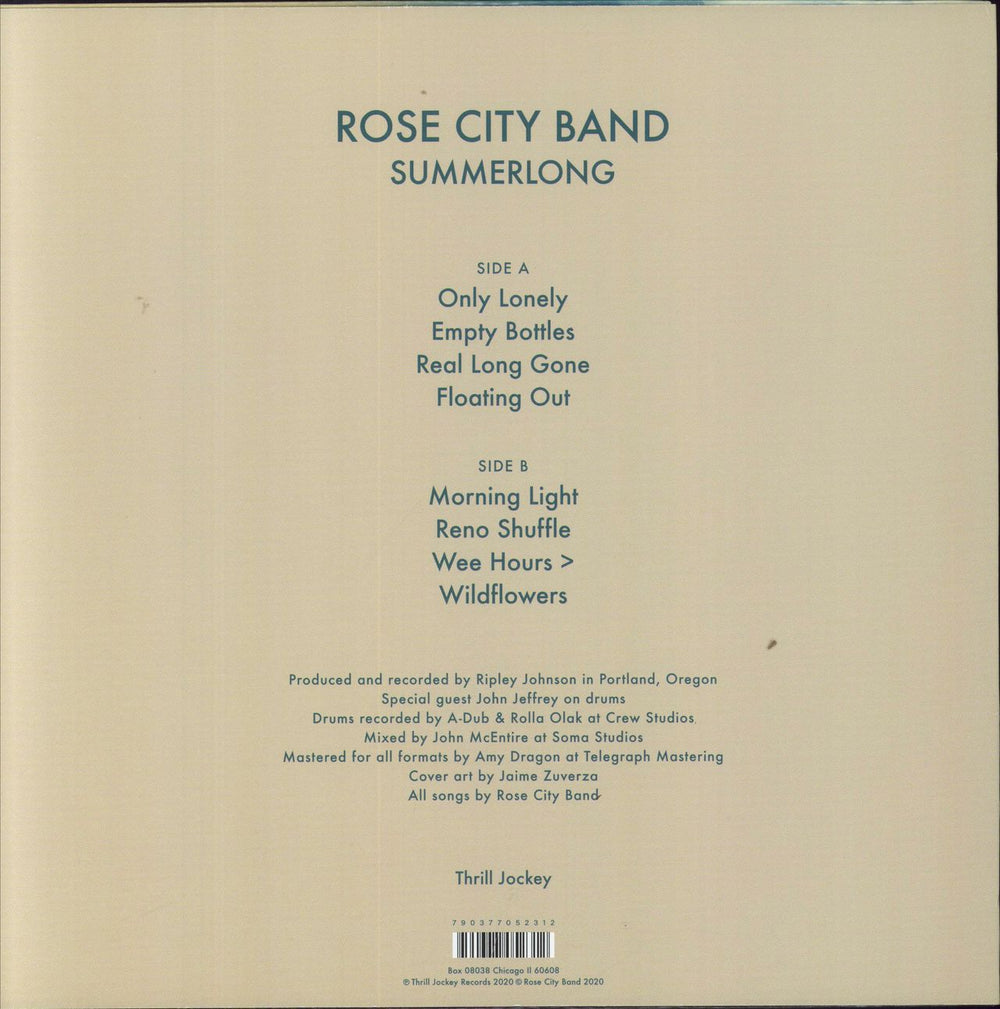 Rose City Band Summerlong - Buttercup Yellow Vinyl US vinyl LP album (LP record) 790377052312