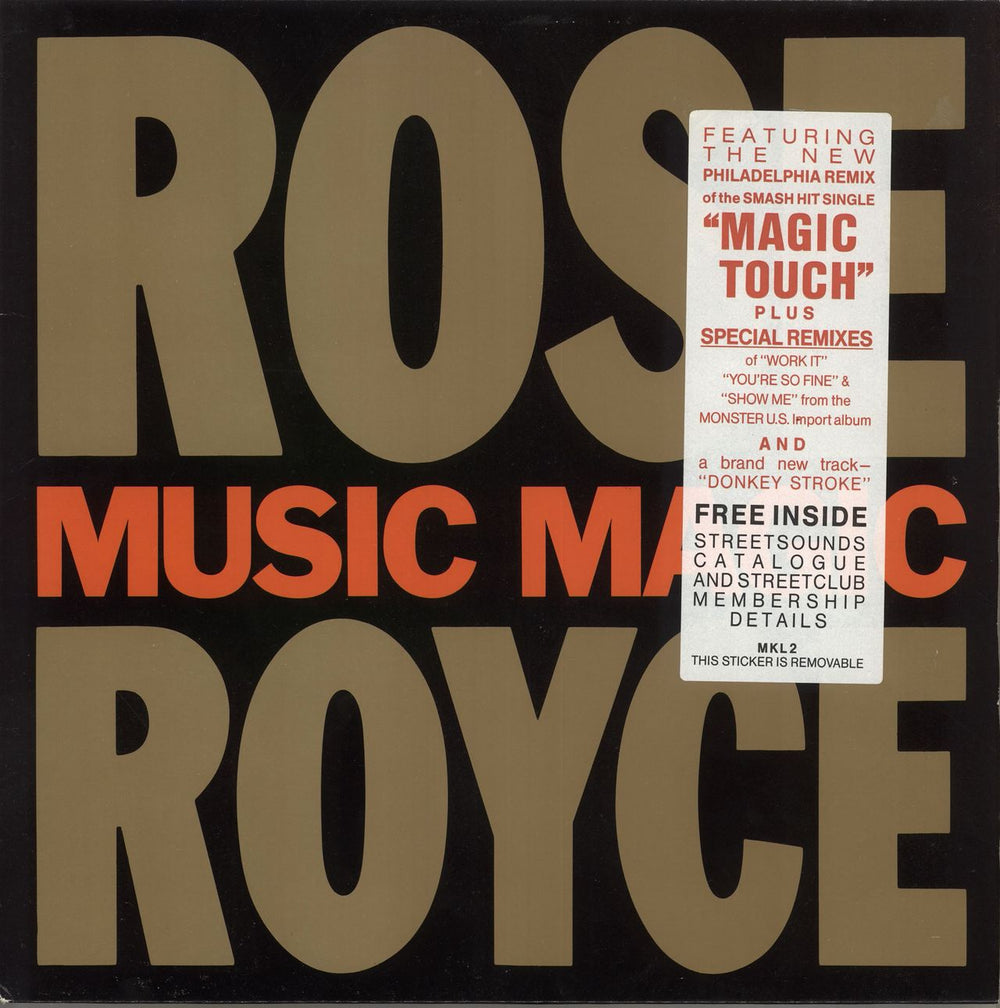 Rose Royce Music Magic UK vinyl LP album (LP record) MKL2