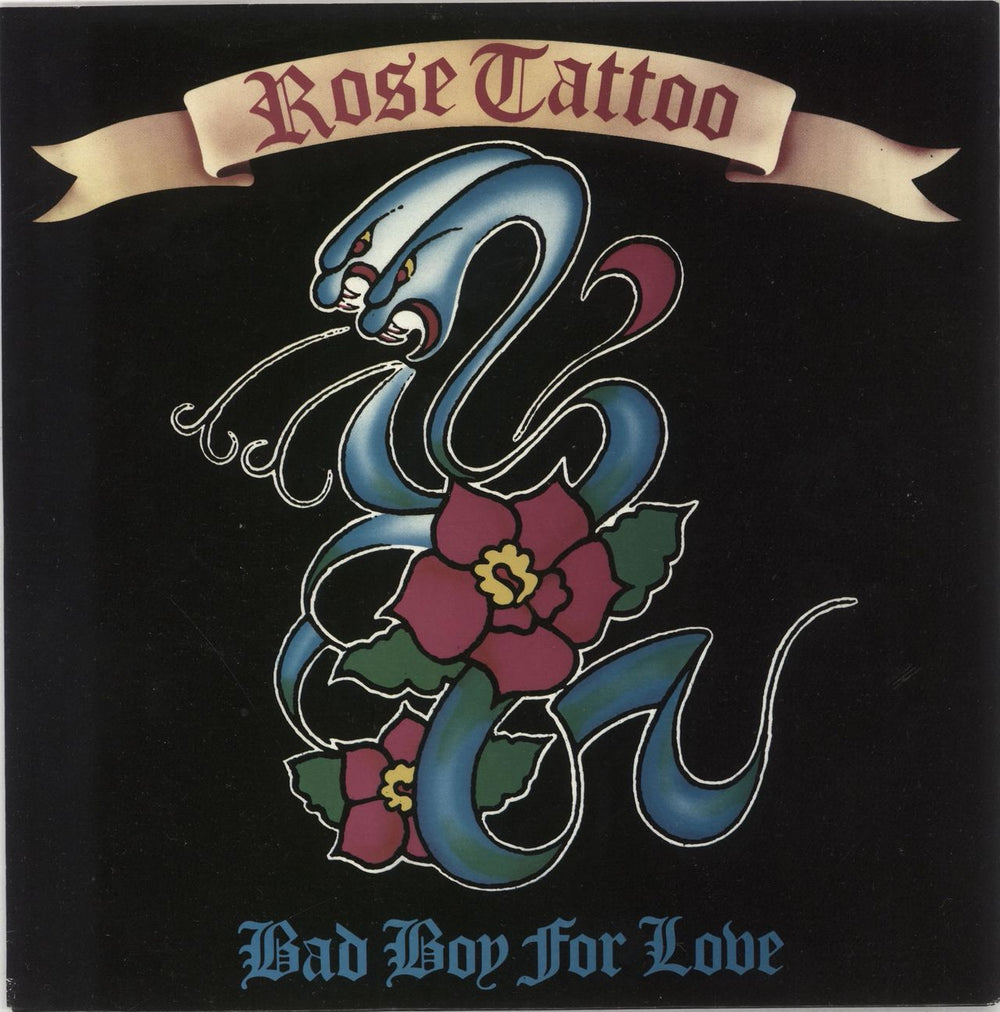 Rose Tattoo Bad Boy For Love UK 7" vinyl single (7 inch record / 45) CAR191