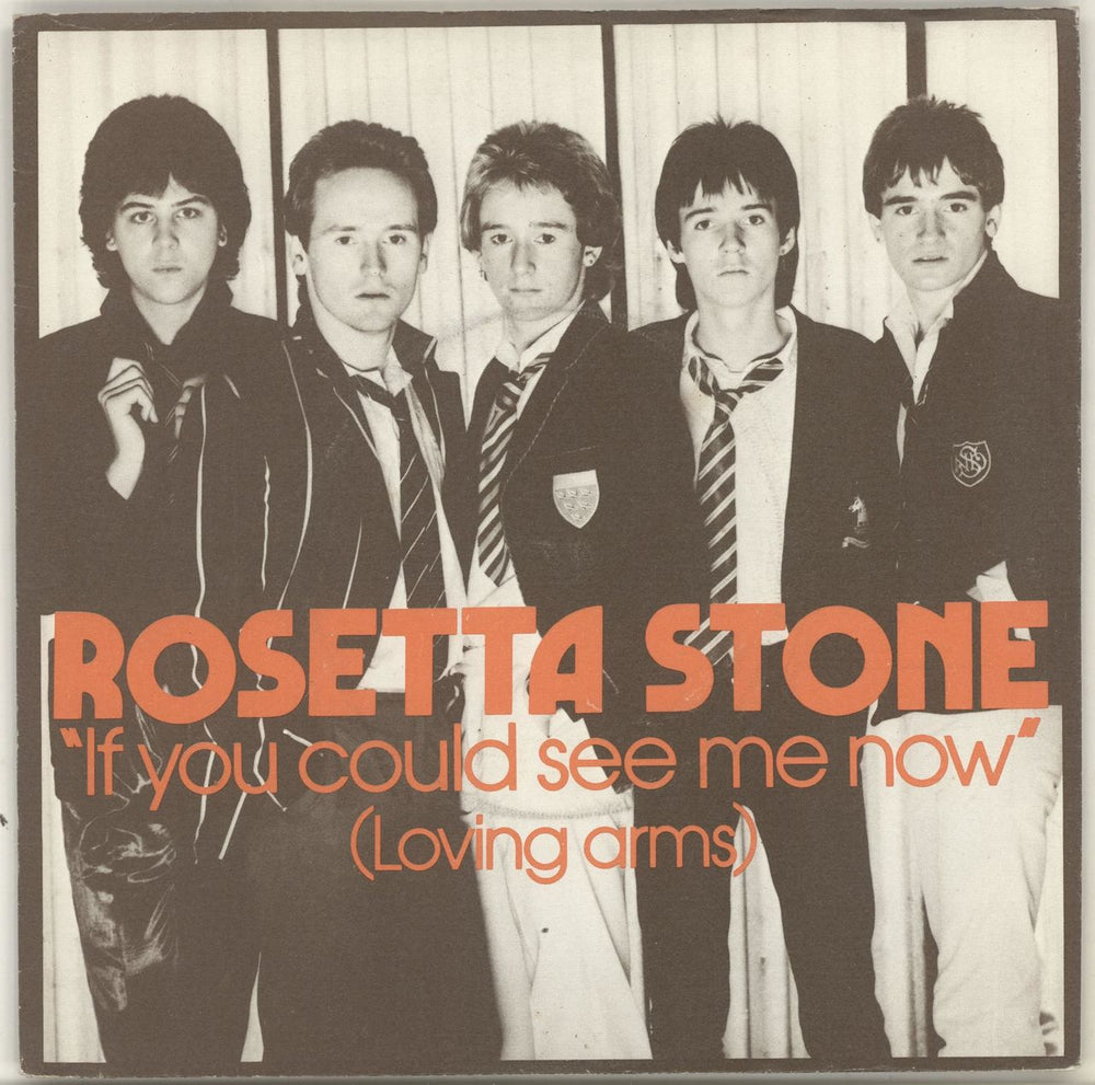 Rosetta Stone (Pop) If You Could See Me Now (Loving Arms) UK Promo 7" vinyl single (7 inch record / 45) ARO203