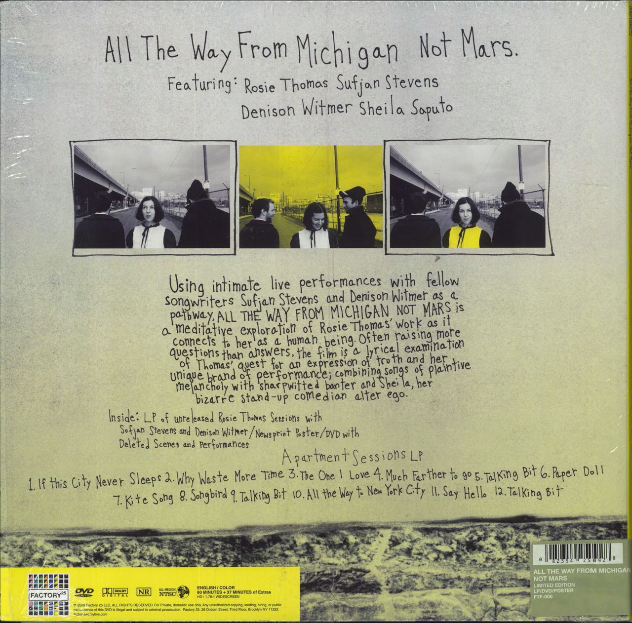 Rosie Thomas All The Way From Michigan Not Mars. US Vinyl LP — RareVinyl.com