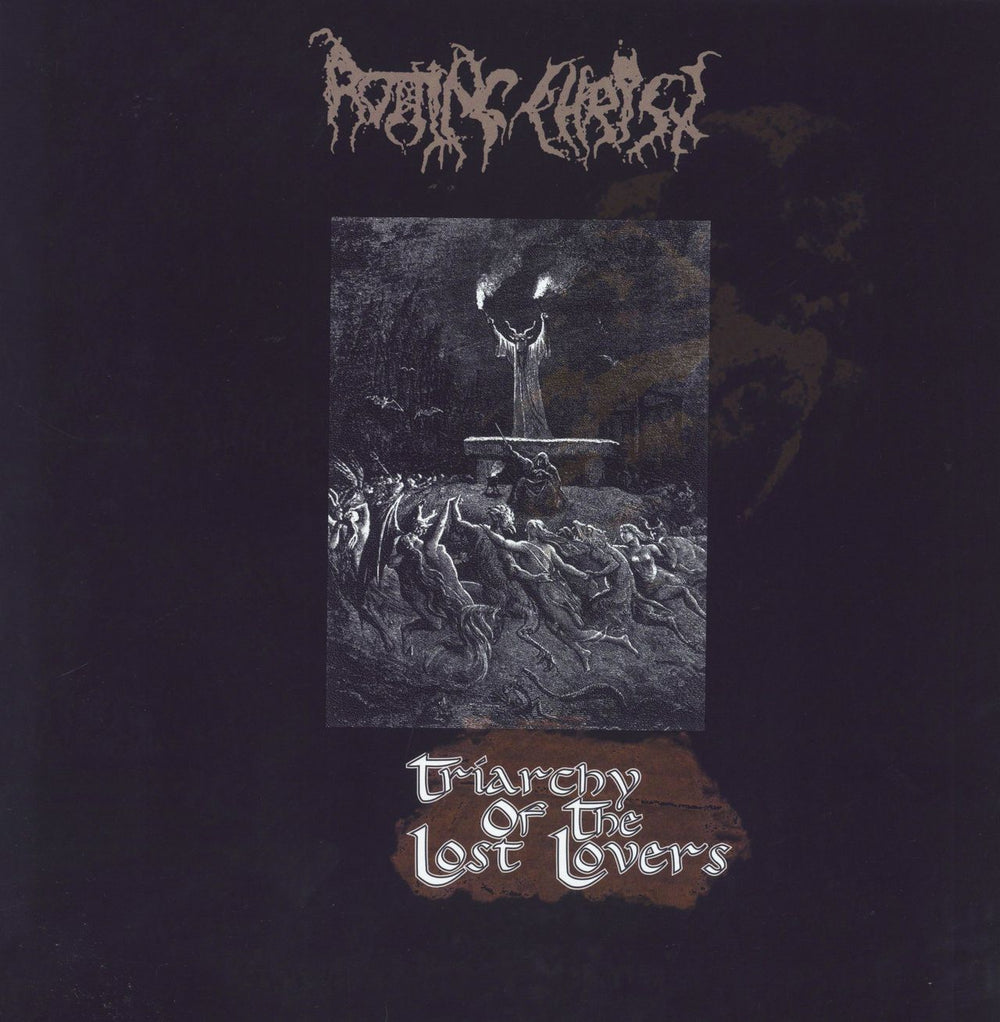 Rotting Christ Triarchy Of The Lost Lovers - Gold Vinyl UK vinyl LP album (LP record) SSR150LP