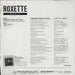 Roxette Dressed For Success Japanese Promo 7" vinyl single (7 inch record / 45)