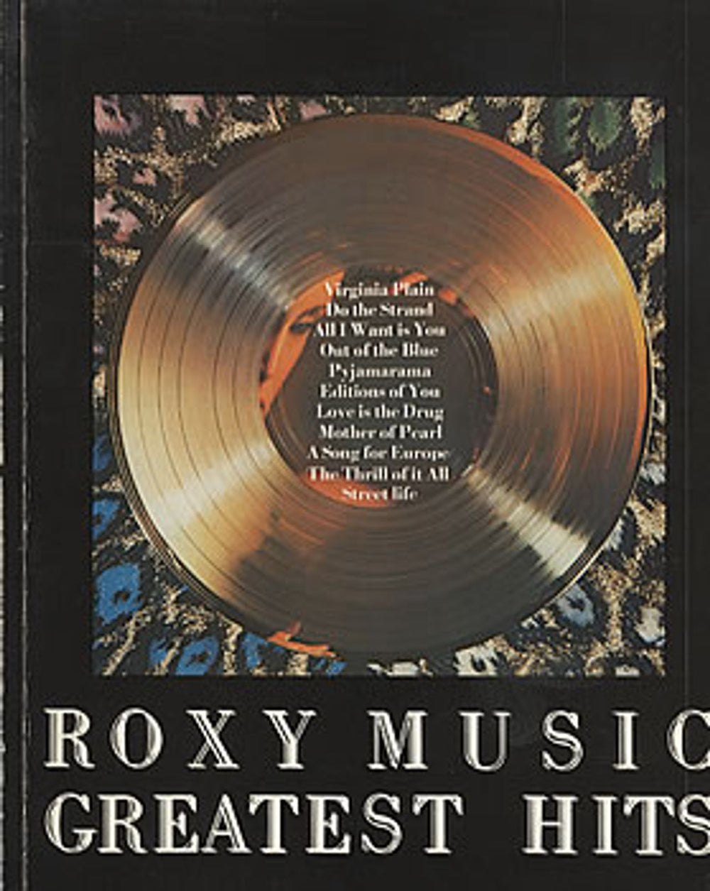 Roxy Music Greatest Hits UK book SONGBOOK