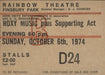 Roxy Music Programme - Autumn 74 & Ticket Stub UK tour programme RXYTRPR345661