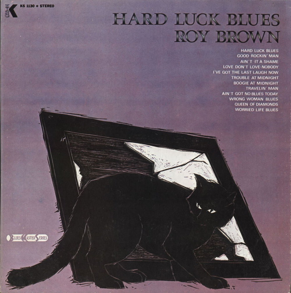 Roy Brown Hard Luck Blues US vinyl LP album (LP record) KS-1130