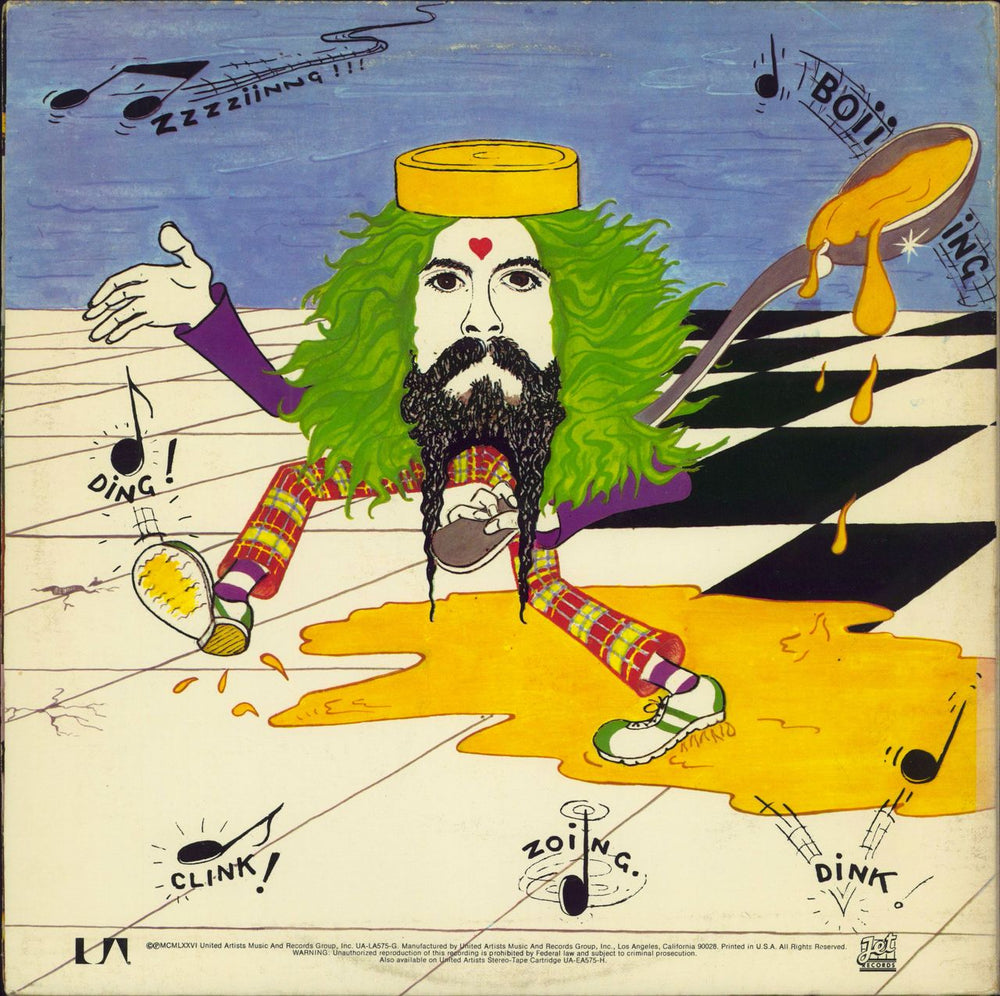 Roy Wood Mustard US vinyl LP album (LP record)