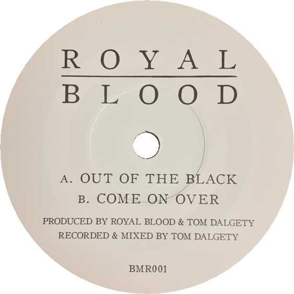 Royal Blood Out Of The Black UK 7" vinyl single (7 inch record / 45) BMR001