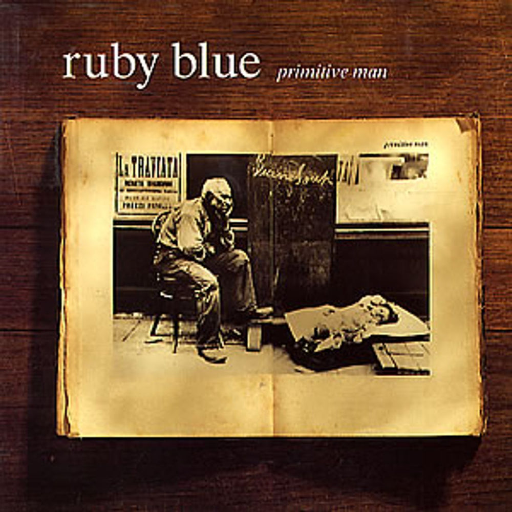 Ruby Blue Primitive Man UK 7" vinyl single (7 inch record / 45) RB2