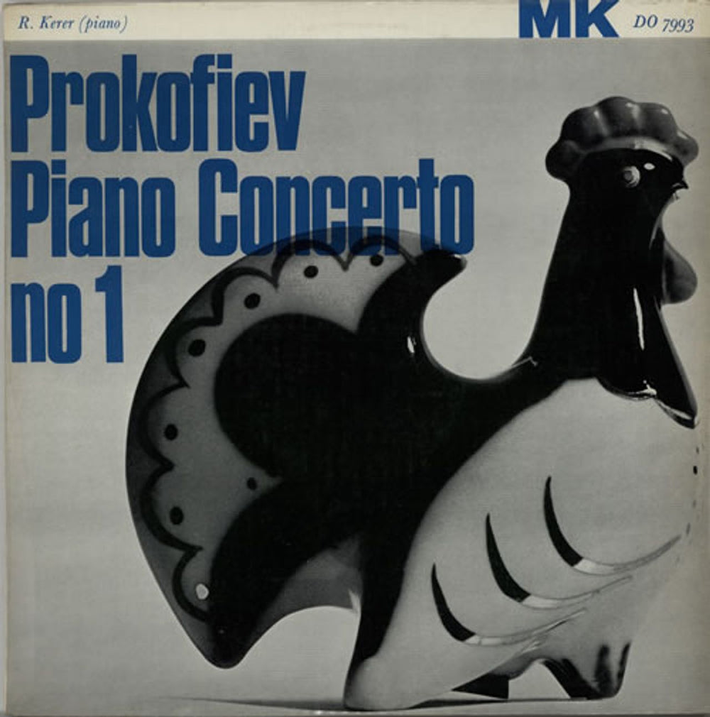 Rudolph Kerer Prokofiev: Piano Concerto No. 1 UK vinyl LP album (LP record) DO7993