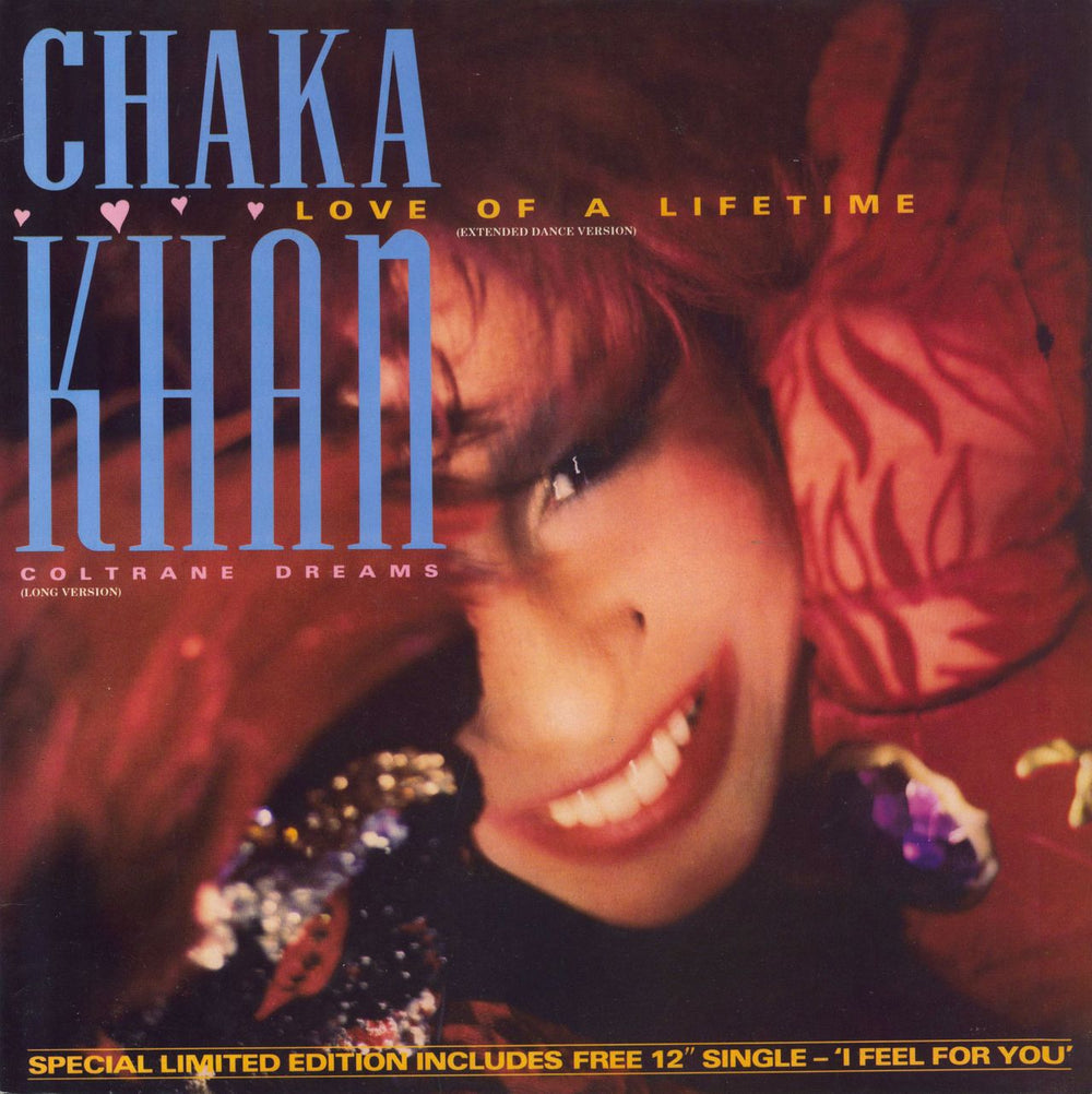 Rufus & Chaka Khan Love Of A Lifetime UK 12" vinyl single (12 inch record / Maxi-single) W8671TF