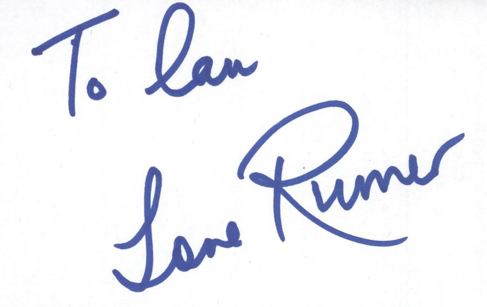 Rumer Autograph UK memorabilia AUTOGRAPH