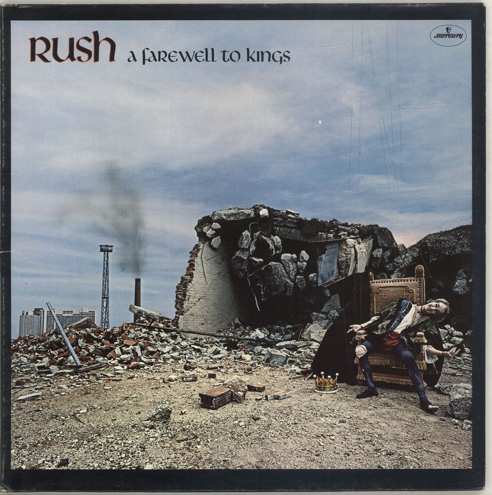 Rush A Farewell To Kings UK vinyl LP album (LP record) 9100042