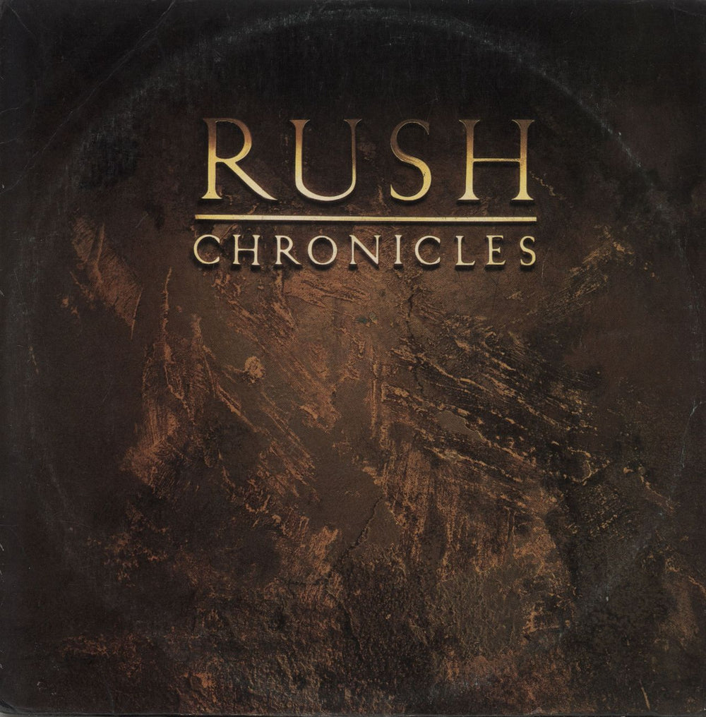 Rush Chronicles Brazilian 3-LP vinyl record set (Triple LP Album) 838936-1