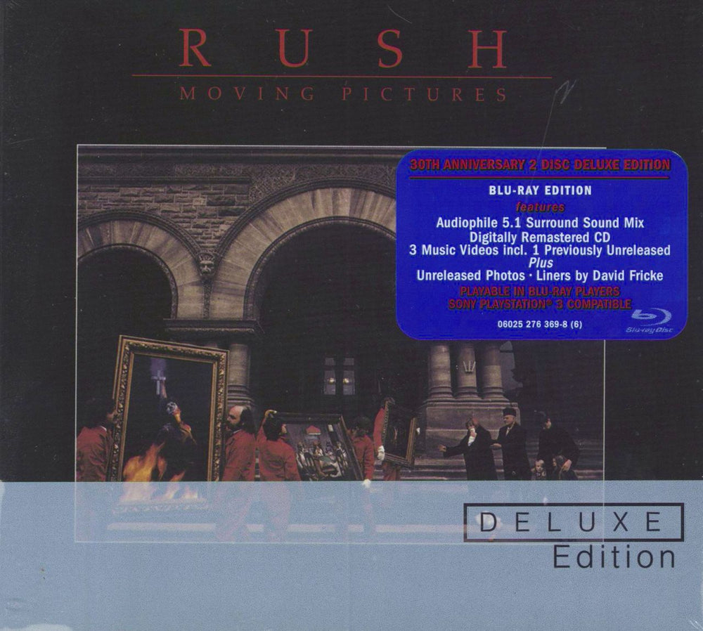 Rush Moving Pictures: 30th Anniversary + Blu Ray - Sealed UK 2-disc CD/DVD set 0602527636986