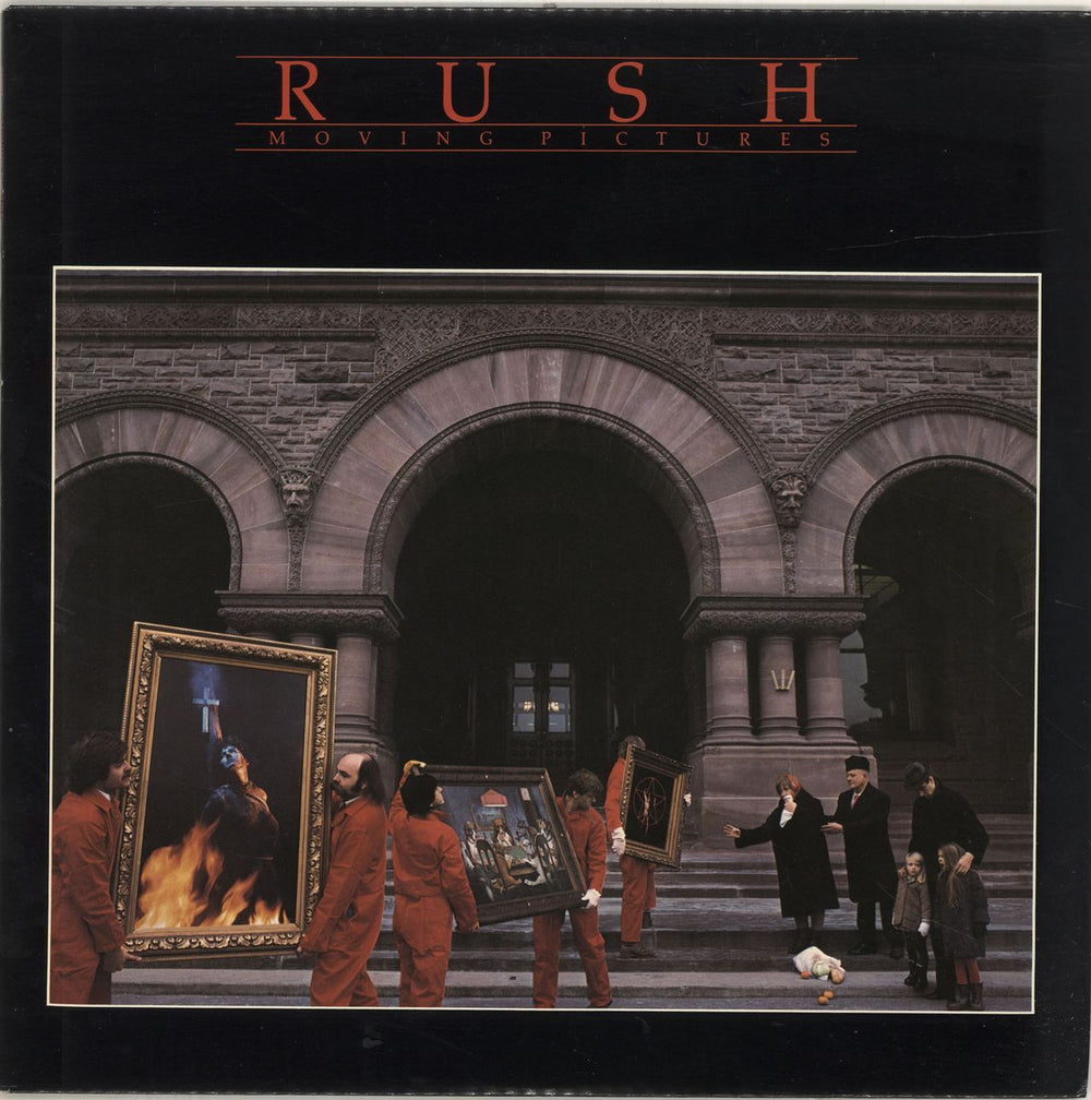 Rush Moving Pictures Canadian vinyl LP album (LP record) ANR-1-1030