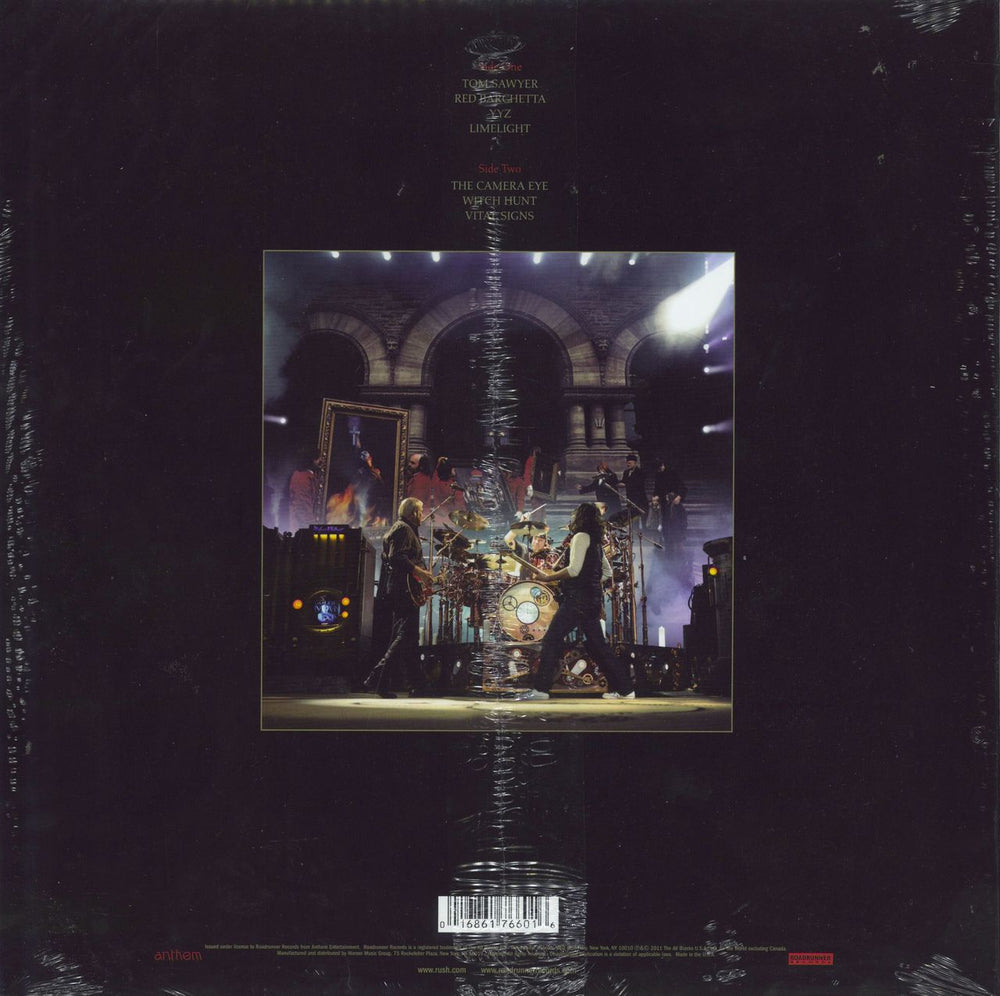 Rush Moving Pictures: Live 2011 - 180gram Vinyl - Sealed US vinyl LP album (LP record) 016861766016