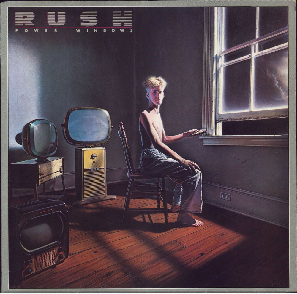 Rush Power Windows Canadian vinyl LP album (LP record) ANR-1-1049