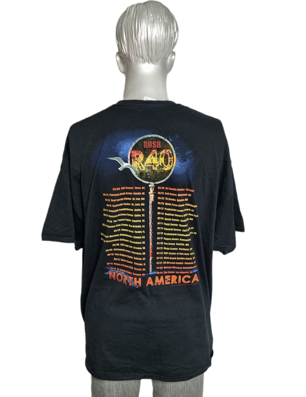 Rush R40 Live Tour 2015 [3XL] US Promo t-shirt RUSTSRL797786