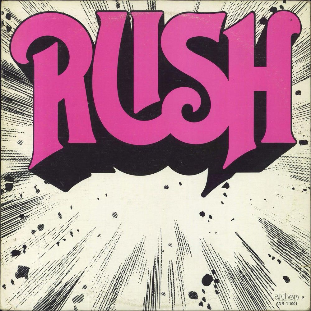 Rush Rush - 1st Anthem label Canadian vinyl LP album (LP record) ANR-1-1001