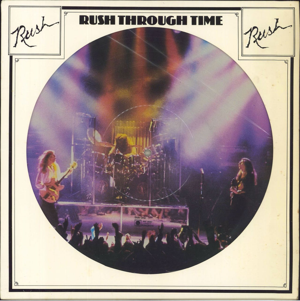 Rush Rush Through Time Dutch picture disc LP (vinyl picture disc album) 9130001