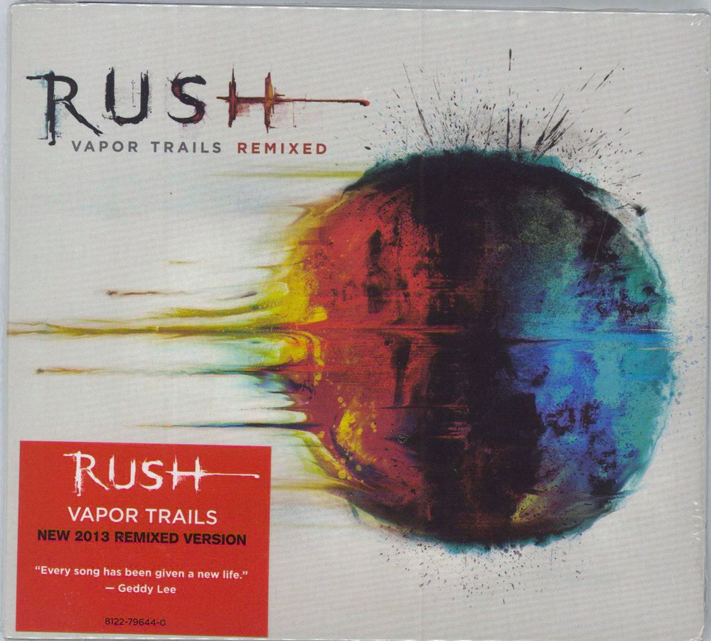 Rush Vapor Trails Remixed - Sealed Argentinean CD album (CDLP) 8122-79644-0