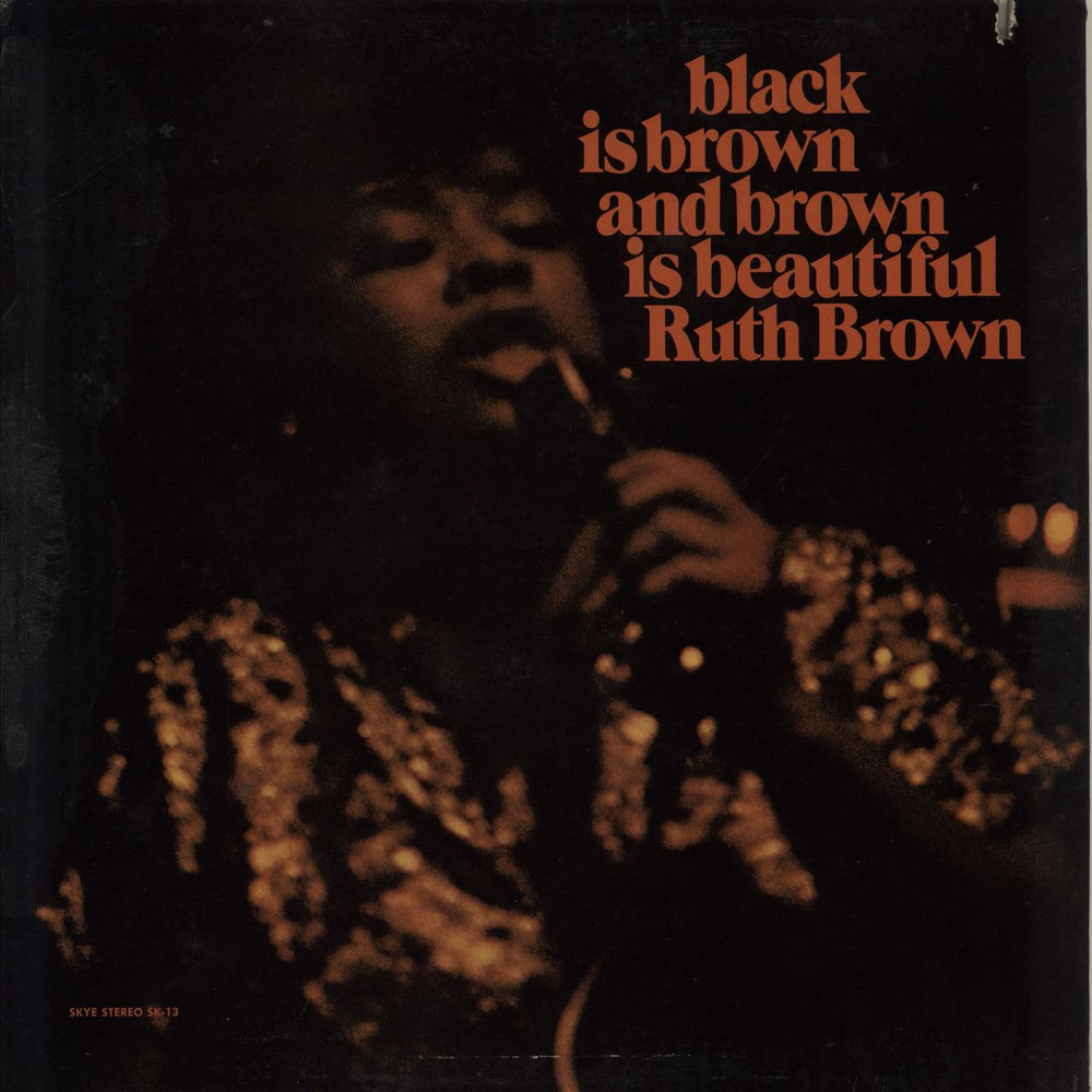 Ruth Brown Black Is Brown And Brown Is Beautiful US vinyl LP album (LP record) SK-13