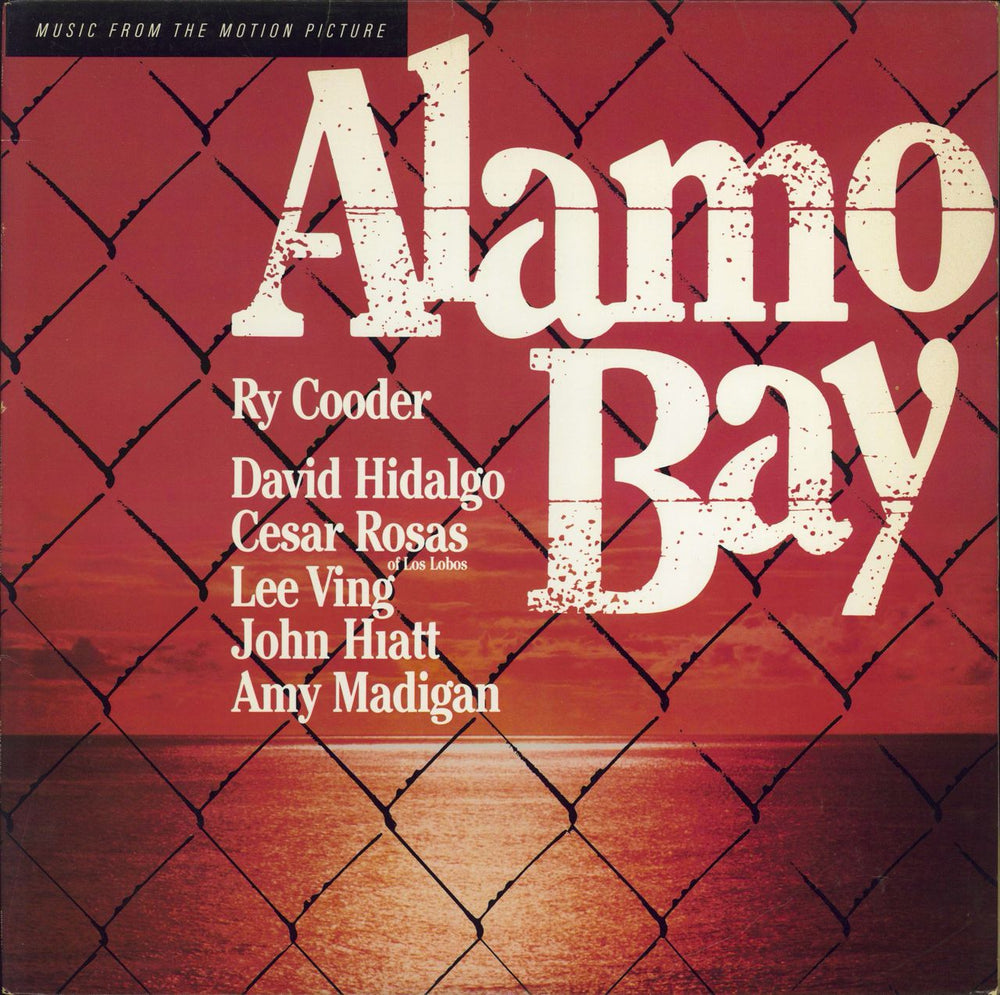 Ry Cooder Alamo Bay US vinyl LP album (LP record) 1-25311