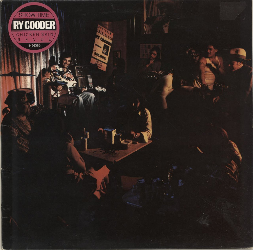 Ry Cooder Show Time - Hype Flash Sleeve UK vinyl LP album (LP record) K56386