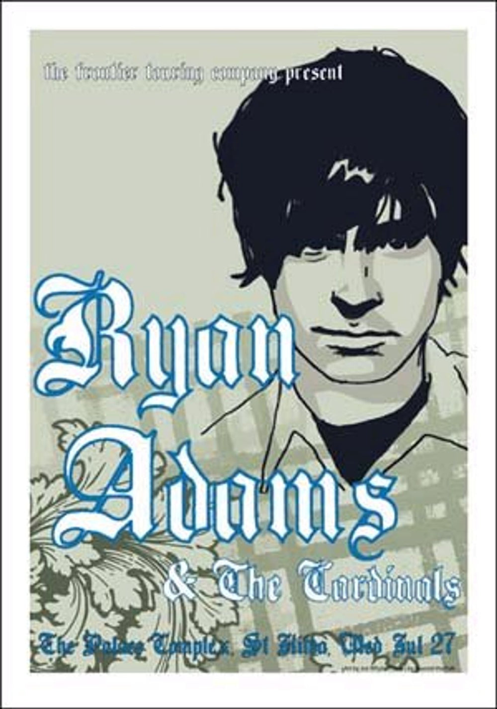 Ryan Adams Australian Tour Poster Australian poster TPOST750