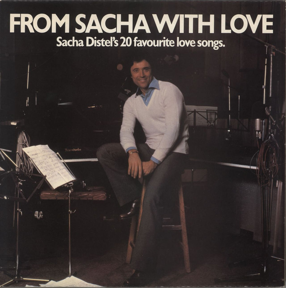 Sacha Distel From Sacha With Love UK vinyl LP album (LP record) 9198139