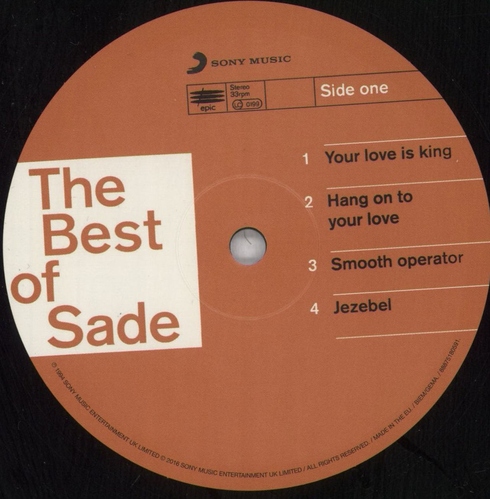 Sade The Best Of Sade - 180gram Vinyl - Half-speed Remastered UK 2-LP vinyl record set (Double LP Album) SAD2LTH819050