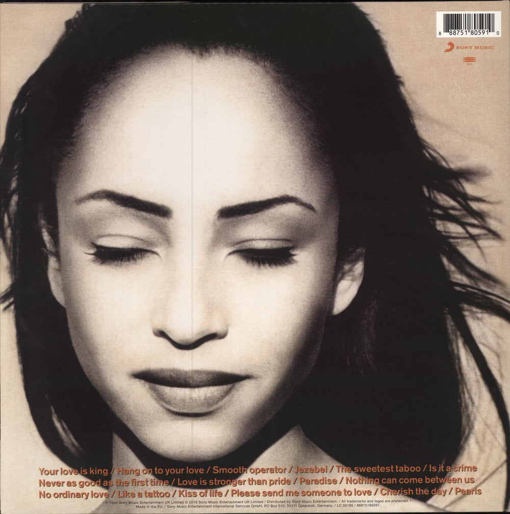 Sade The Best Of Sade - 180gram Vinyl UK 2-LP vinyl record set (Double LP Album) 888751805910