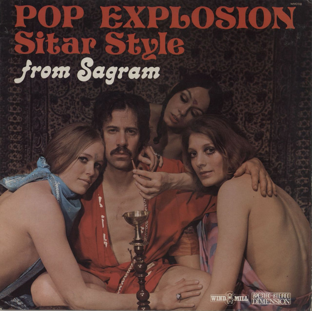 Sagram Pop Explosion Sitar Style UK vinyl LP album (LP record) WMD118