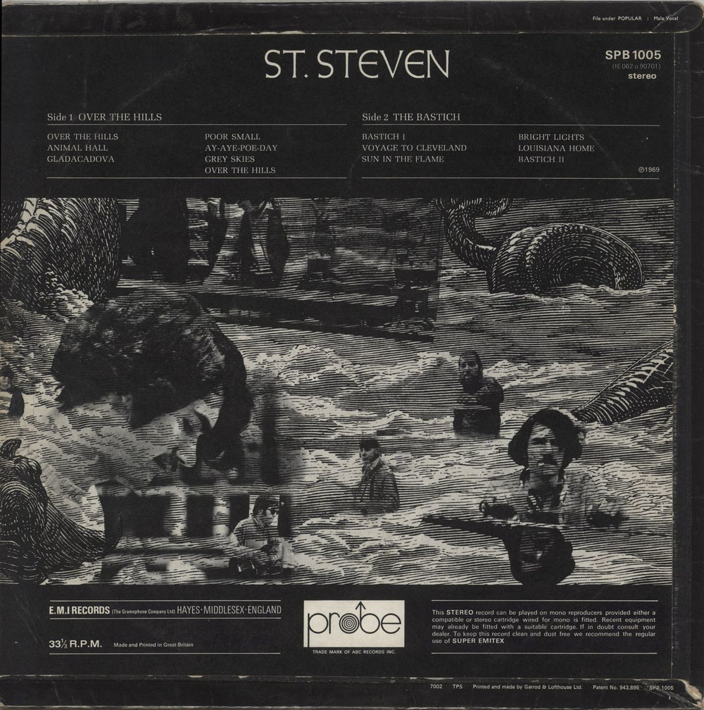 Saint Steven Saint Steven - VG UK vinyl LP album (LP record) 8013252002243