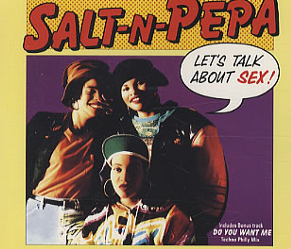 Salt N Pepa Let's Talk About Sex UK CD single (CD5 / 5") FCD162