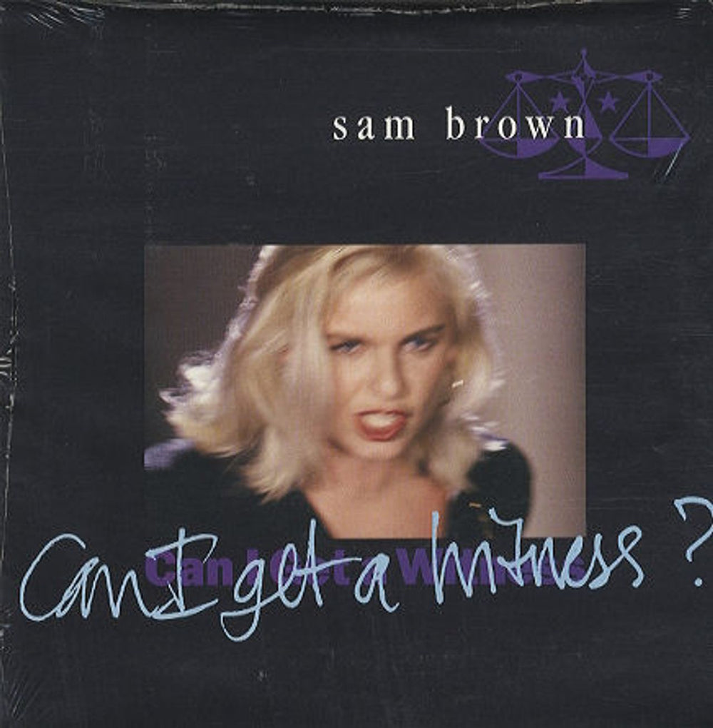 Sam Brown Can I Get A Witness UK 7" vinyl single (7 inch record / 45) AM509