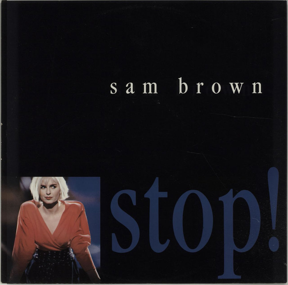 Sam Brown Stop + Picture Sleeve UK 12" vinyl single (12 inch record / Maxi-single) AMY440