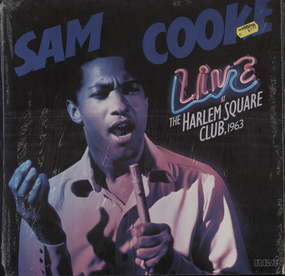 Sam Cooke Live At The Harlem Square, 1963 Italian vinyl LP album (LP record) PL85181